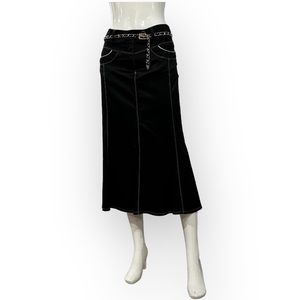 Vintage Satin Tulip Skirt